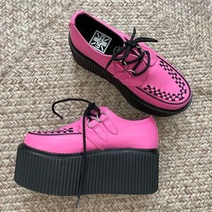 TUK footwear pink platform